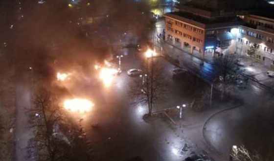 Беспорядки в Стокгольме, вид сверху Беспорядки в Стокгольме, вид сверху