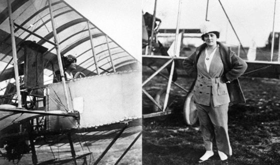 Раймонда де Ларош увлеклась авиацией в 1909 году Раймонда де Ларош увлеклась авиацией в 1909 году