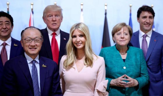 Иванка Трамп временно подменила отца во время саммита G20 Иванка Трамп временно подменила отца во время саммита G20