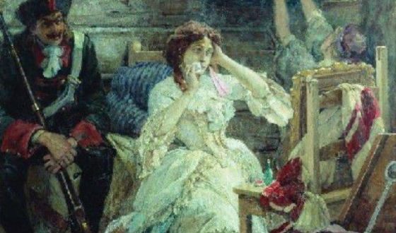 Картина 1904 года «Мария Гамильтон перед казнью» Картина 1904 года «Мария Гамильтон перед казнью»