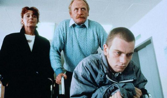 Молодой Юэн МакГрегор в роли наркомана