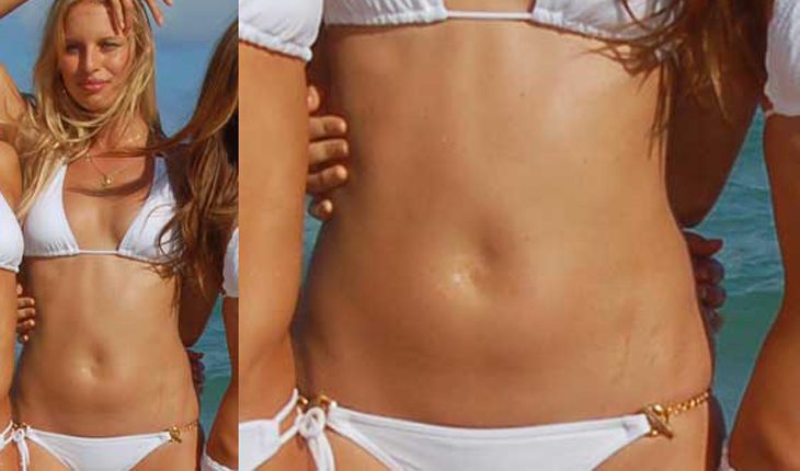 Куркова и ее живот