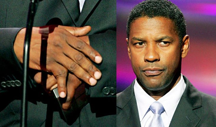 Дензел Вашингтон и его кривой палец