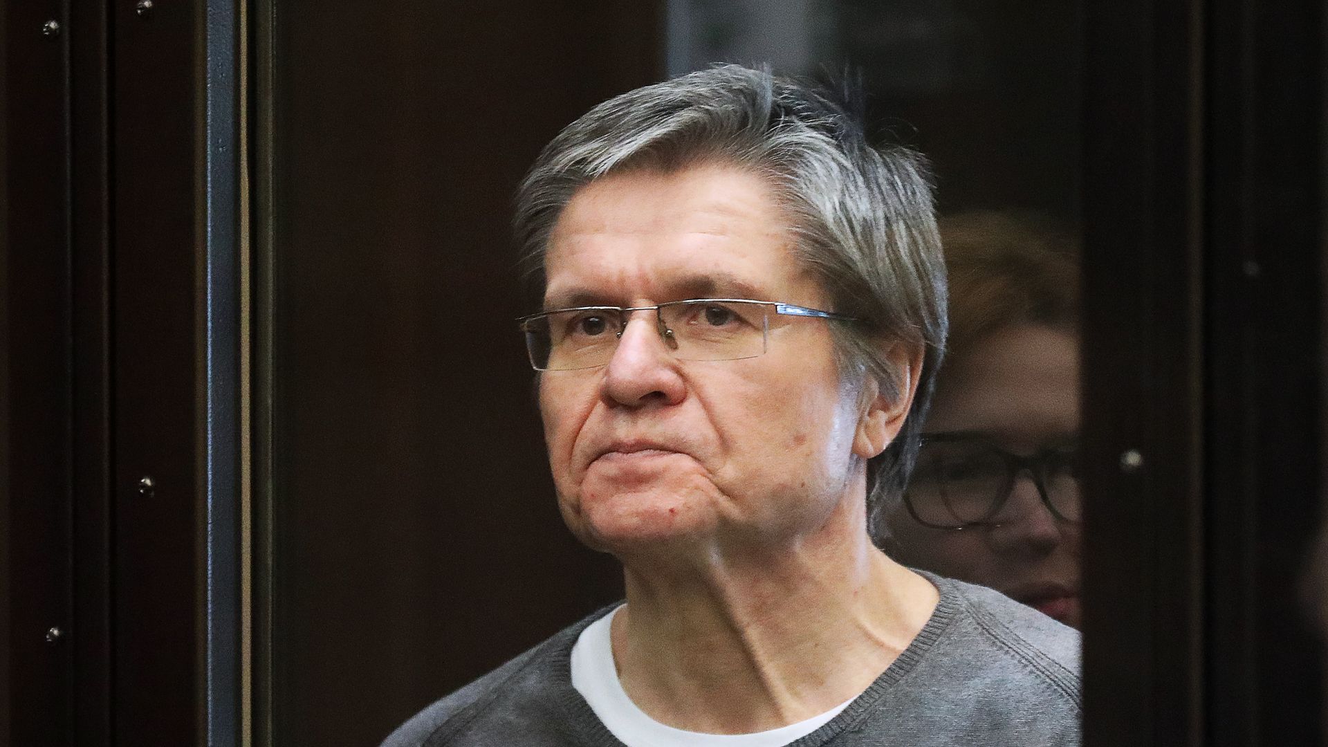 Алексей Улюкаев во время судебного процесса