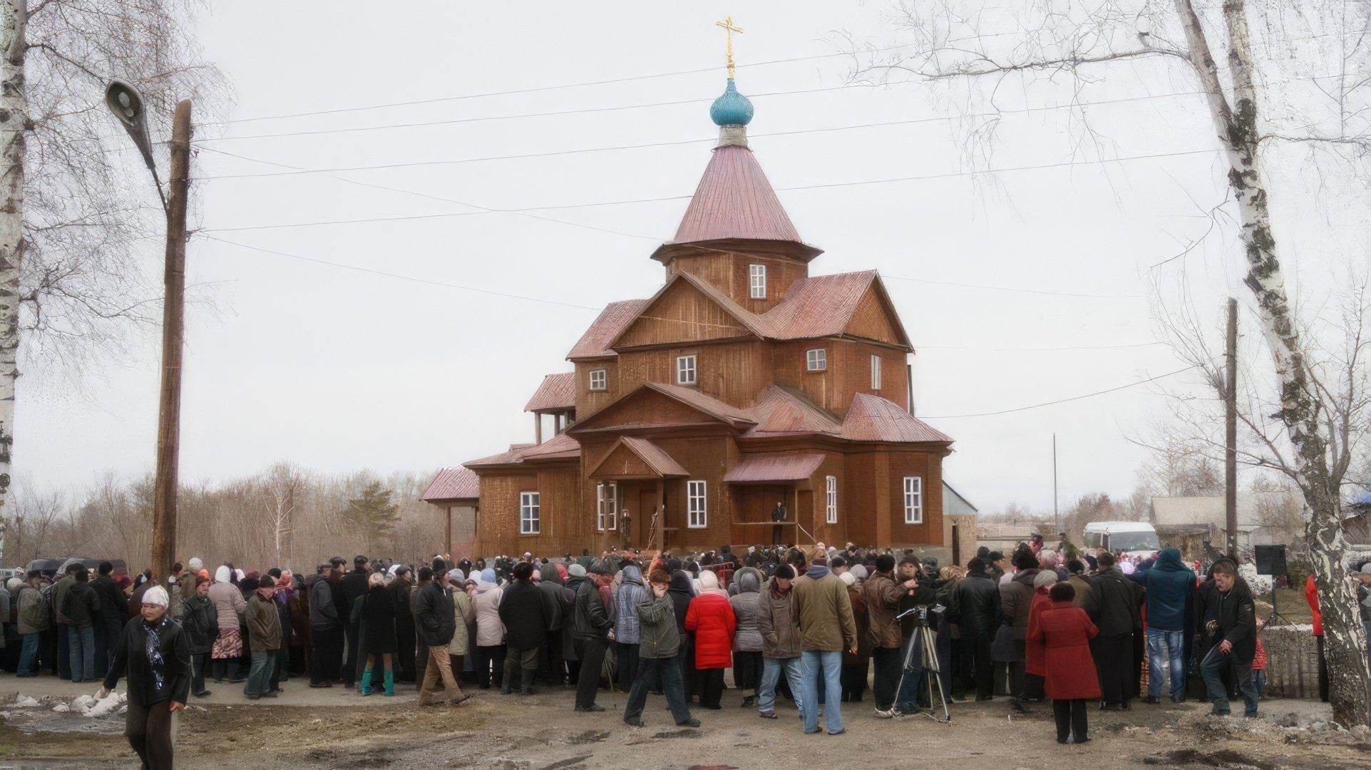 Церковь в селе Быстрый Исток, которую восстановил актер