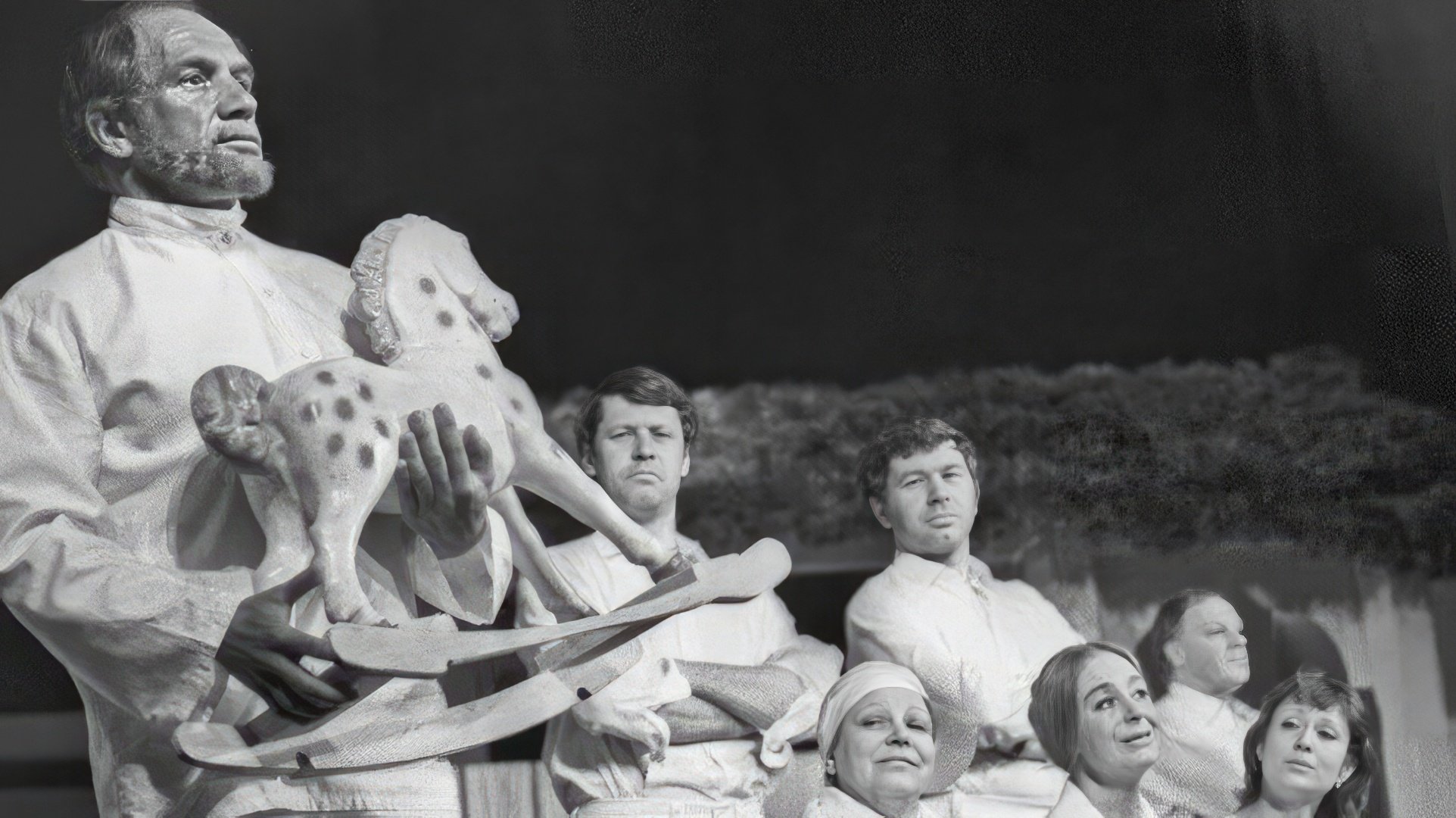 Лев Дуров в спектакле «Занавески» (1978)