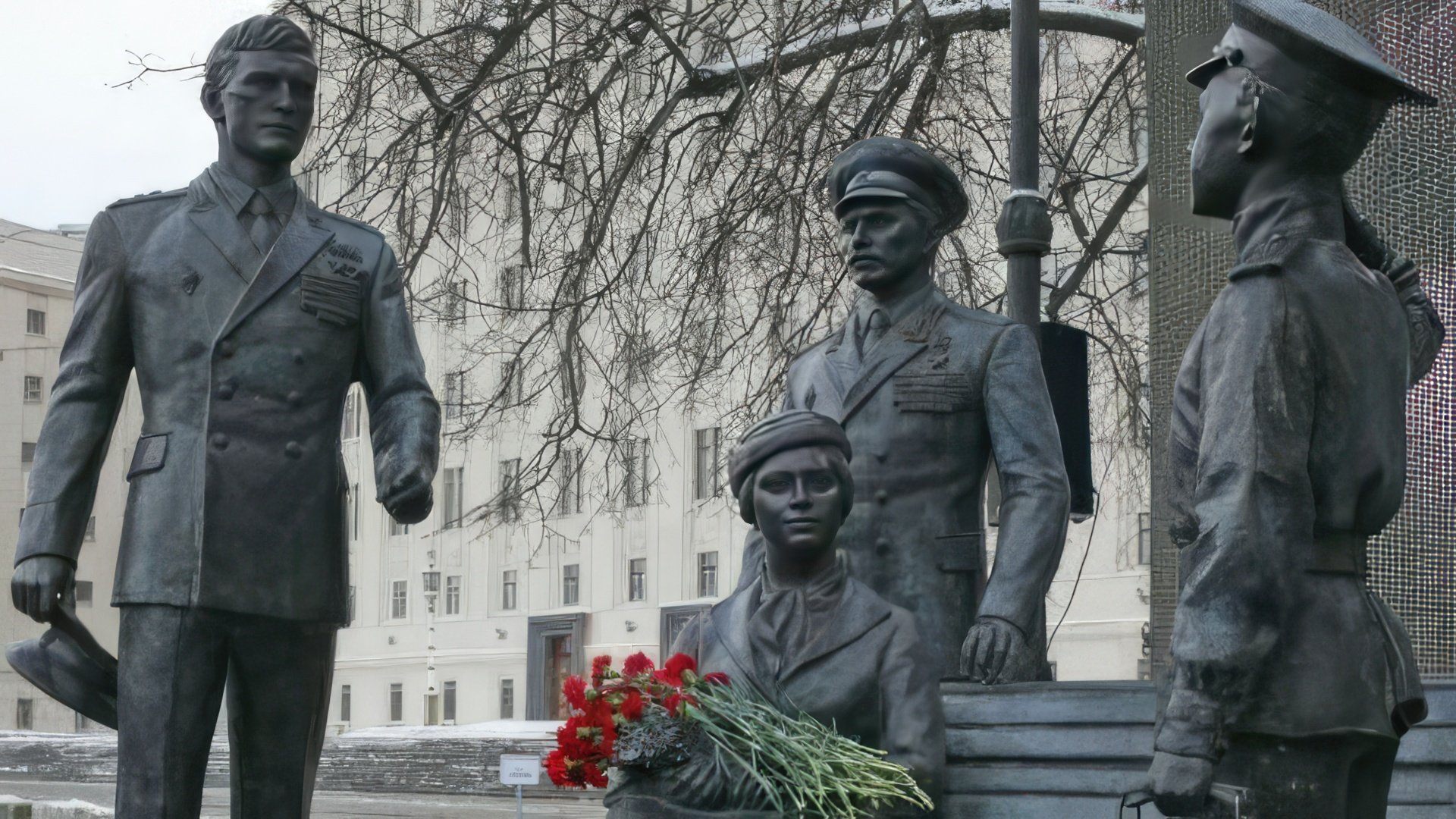 В Москве открыт памятник героям фильма «Офицеры»