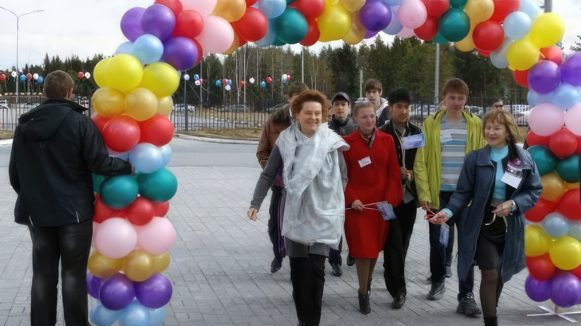 Наталья Комарова на студенческой «маёвке»