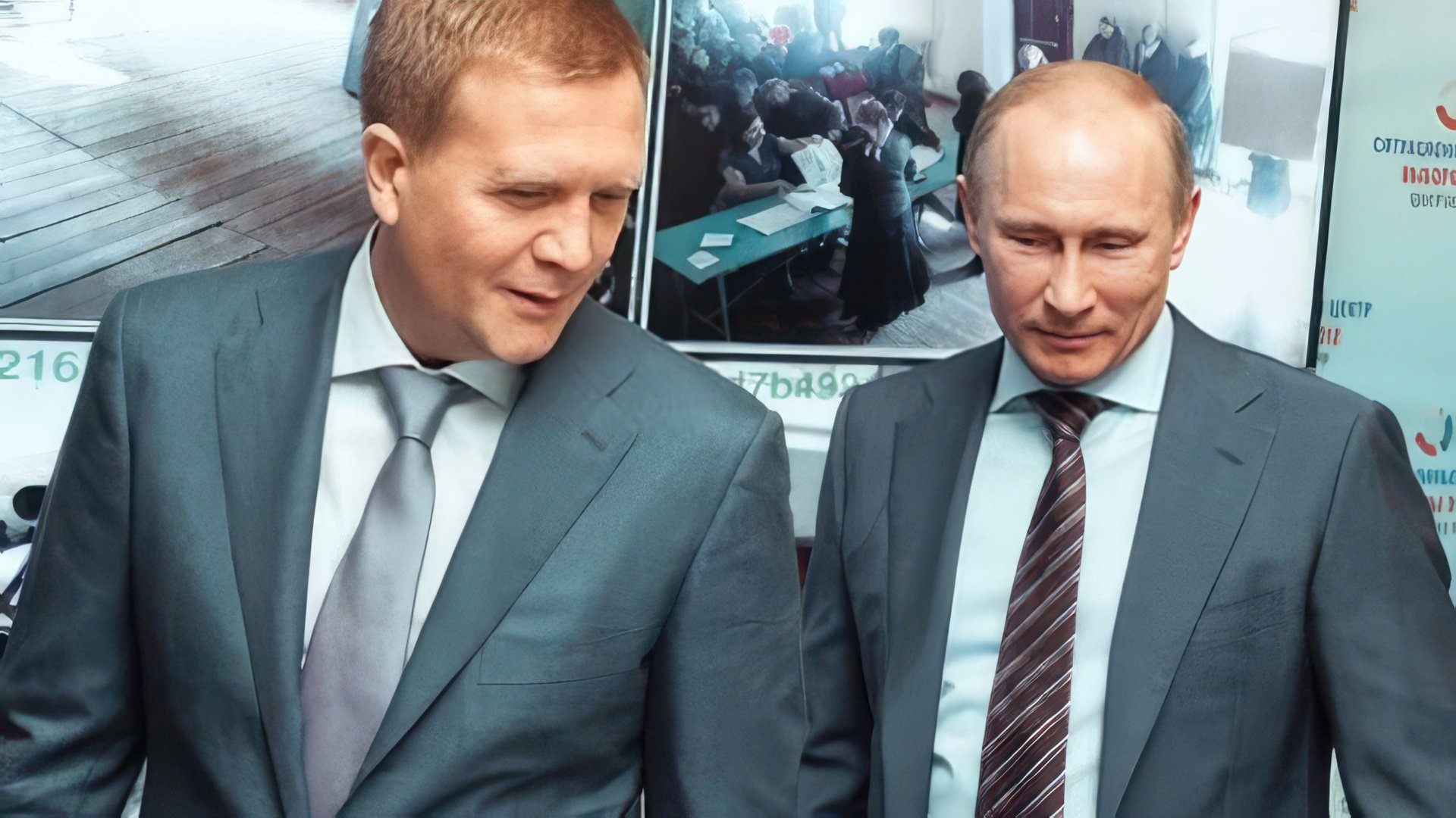 Дмитрий Шумков и Владимир Путин