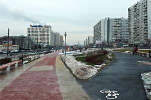 В Москве тротуарная плитка покрылась льдом В Москве тротуарная плитка покрылась льдом
