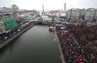 Митинг с высоты птичьего полета Митинг с высоты птичьего полета