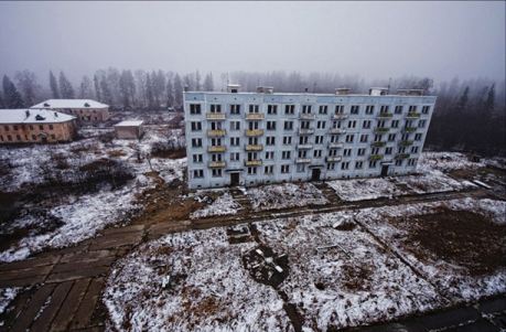 Заброшенный городок находится недалеко от Москвы