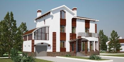 Кирпичный дом отличает надежность и красота. Кирпичный дом отличает надежность и красота.