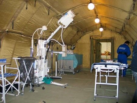 В Крымск прибыл мобильный госпиталь «Центроспас» В Крымск прибыл мобильный госпиталь «Центроспас»