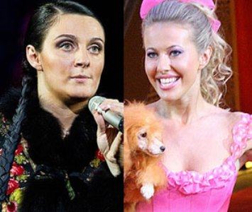 Ксения Собчак и Елена Ваенга Ксения Собчак и Елена Ваенга