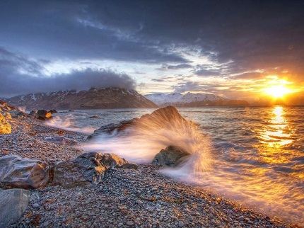Закат на Беринговом море Закат на Беринговом море