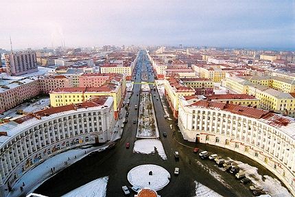 Норильск с высоты птичьего полёта Норильск с высоты птичьего полёта