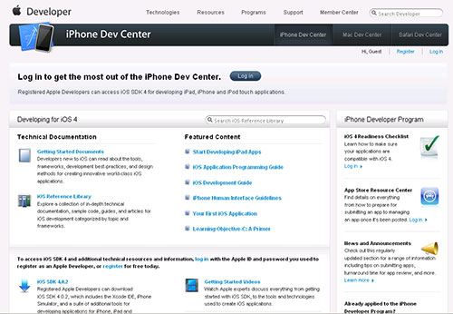Сайт для разработчик iOS Dev Center, который подвергся атаке Сайт для разработчик iOS Dev Center, который подвергся атаке