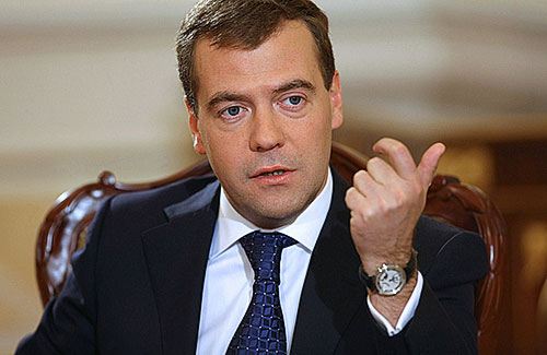 Премьер-министр России Дмитрий Медведев Премьер-министр России Дмитрий Медведев