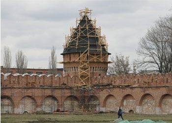 В Туле идет реставрация Кремля В Туле идет реставрация Кремля