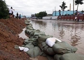 Уровень воды в Амуре уже достиг исторического максимума