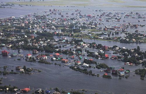 Фото: паводок в Приамурье