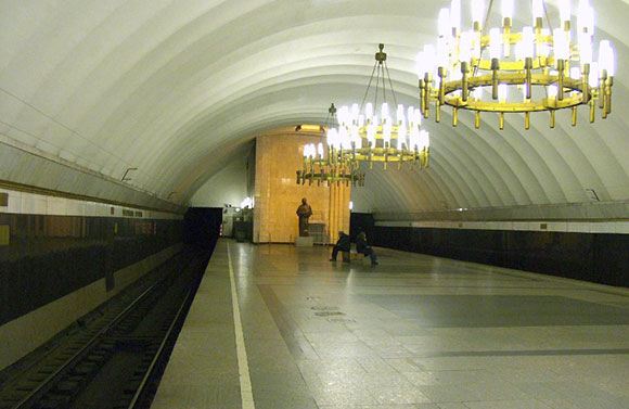 Фото: станция метро Черная Речка Фото: станция метро Черная Речка