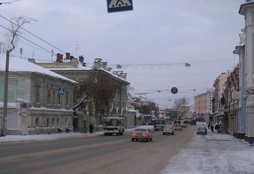 Улицы Томска зимой Улицы Томска зимой