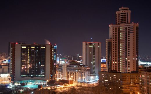 Екатеринбург ночью Екатеринбург ночью
