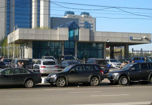 Центральная проходная здания «Газпрома» в Москве Центральная проходная здания «Газпрома» в Москве