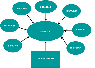 Схема работы ПАММ-счета Схема работы ПАММ-счета