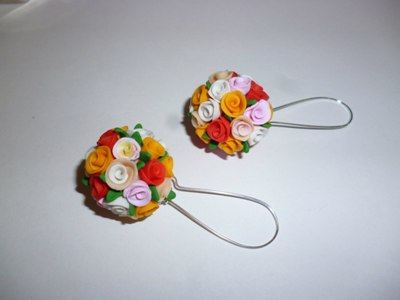 Серьги-розочки