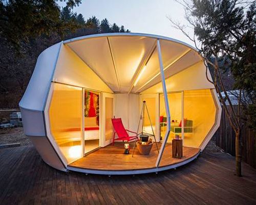 Южнокорейская студия дизайна завершила проект Glamping для Glampers Южнокорейская студия дизайна завершила проект Glamping для Glampers