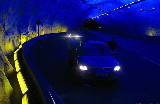 Лердальский тоннель самый длинный в мире для автомобилей Лердальский тоннель самый длинный в мире для автомобилей