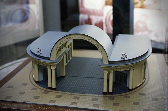 Экспонат музея метро в Москве Экспонат музея метро в Москве