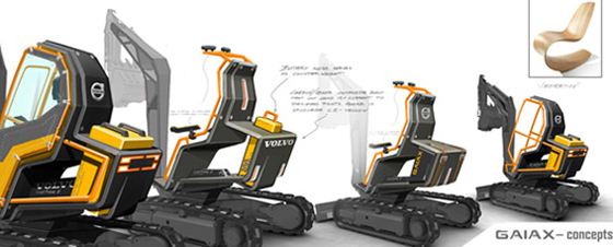 Volvo представил наиболее компактную модель гибридного экскаватора GaiaX Volvo представил наиболее компактную модель гибридного экскаватора GaiaX
