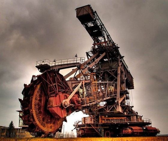 Bagger 293 самый большой карьерный экскаватор