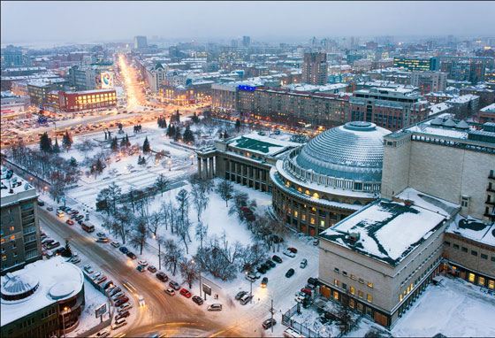 Новосибирск - третий из списка самый больших городов России Новосибирск - третий из списка самый больших городов России
