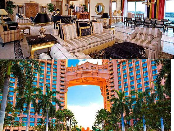Отель The Atlantis, The Bridge Suite - самый дорогой отель на Багамах Отель The Atlantis, The Bridge Suite - самый дорогой отель на Багамах