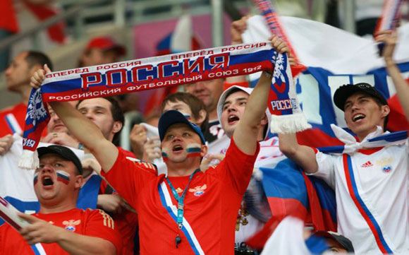 Российские болельщики Российские болельщики
