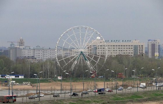 Колесо обозрения в Казани входит в топ самых высоких в России Колесо обозрения в Казани входит в топ самых высоких в России