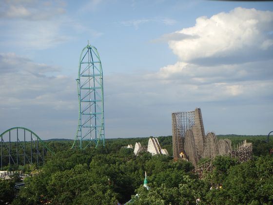 Six Flags Great Adventure, Kingda Ka - самые высокие американские горки