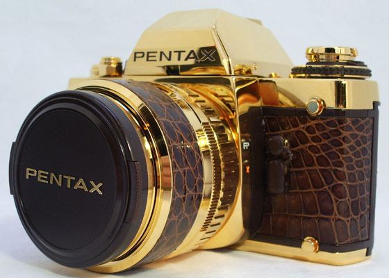 Золотой дорогой фотоаппарат от Pentax