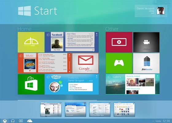 Занавес Windows 9 Threshold слегка приоткрыт Занавес Windows 9 Threshold слегка приоткрыт