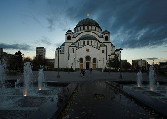 Крупный православный храм - Храм Святого Саввы Сербского