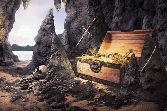 На морском дне хранятся пиратские клады