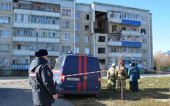 Место взрыва бытового дома в жилом доме, Липецкая область Место взрыва бытового дома в жилом доме, Липецкая область