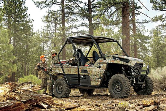 Квадроциклы Kawasaki готовы к серьезным испытаниям Квадроциклы Kawasaki готовы к серьезным испытаниям