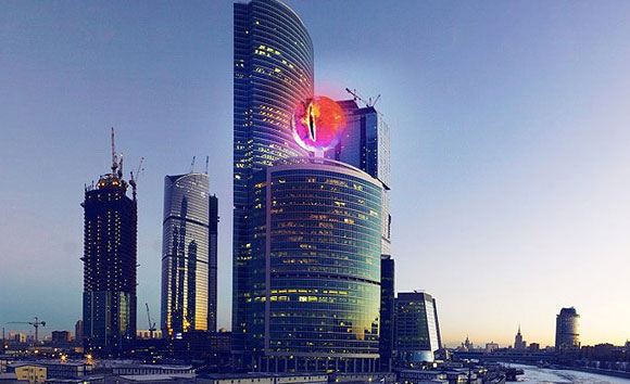 Примерно так выглядело бы «Око Саурона» над Москвой Примерно так выглядело бы «Око Саурона» над Москвой