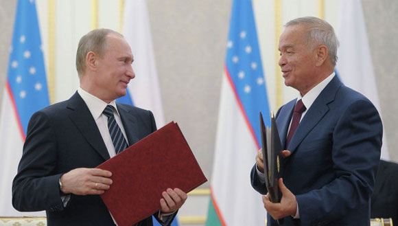 Владимир Путин поздравил Ислама Каримова с переизбранием на президентский пост Владимир Путин поздравил Ислама Каримова с переизбранием на президентский пост